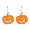 1 Pair Cute Simple Style Pumpkin Plating Alloy Drop Earrings