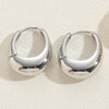 1 Pair Cute Sweet U Shape Plating Inlay Metal Copper Zircon 14k Gold Plated White Gold Plated Ear Studs