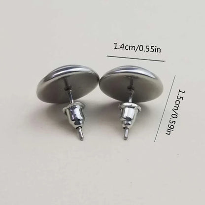 1 Pair Cute Sweet  Inlay Alloy Glass Glass Ear Studs