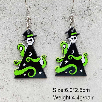 1 Pair Cute U Shape Geometric Cartoon Character Enamel Arylic Ear Hook