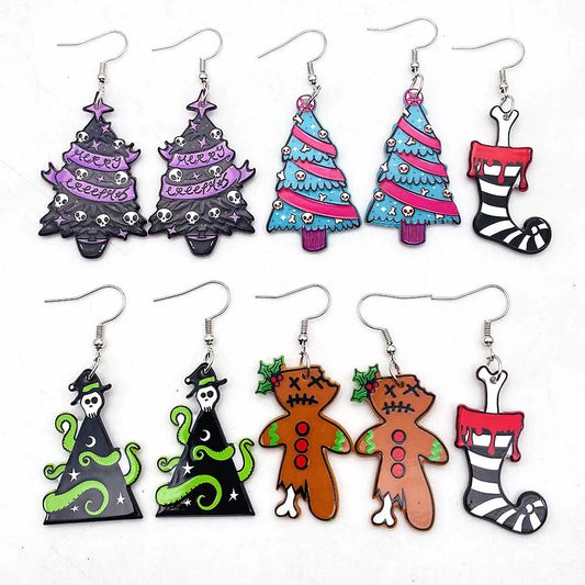 1 Pair Cute U Shape Geometric Cartoon Character Enamel Arylic Ear Hook