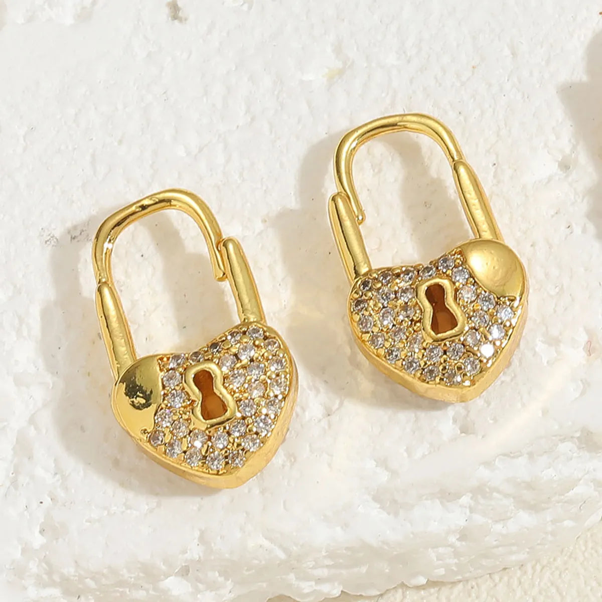 1 Pair Cute Vacation Simple Style Devil's Eye Plating Inlay Copper Zircon 14k Gold Plated Ear Studs