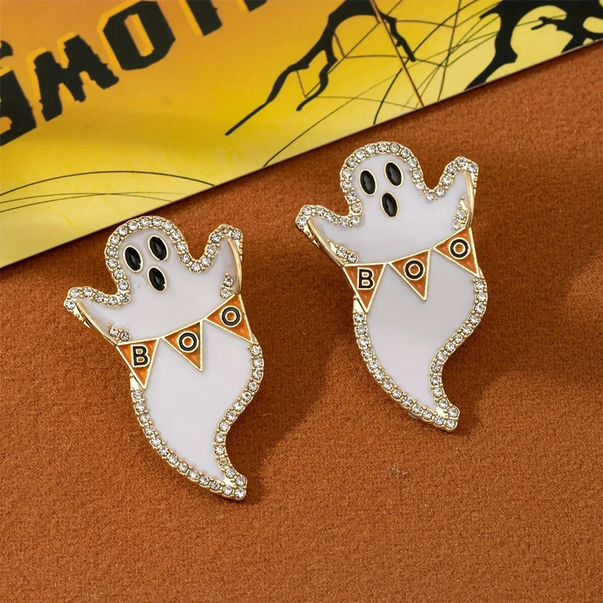 1 Pair Elegant Cute Streetwear Ghost Alloy Drop Earrings