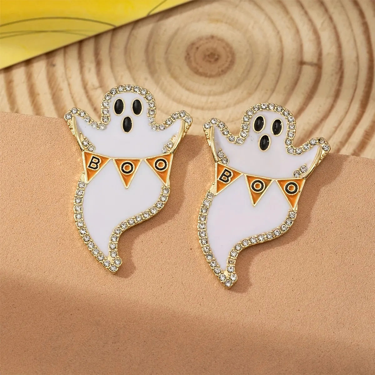 1 Pair Elegant Cute Streetwear Ghost Alloy Drop Earrings