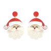 1 Pair Elegant Cute Streetwear Santa Claus Arylic Drop Earrings