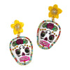 1 Pair Elegant Funny Streetwear Skull Zinc Alloy Drop Earrings