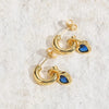 1 Pair Elegant Heart Shape Plating Inlay Copper Zircon 14k Gold Plated Ear Studs