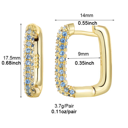 1 Pair Elegant Heart Shape Plating Inlay Copper Zircon White Gold Plated Gold Plated Earrings