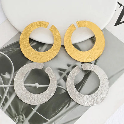 1 Pair Elegant Irregular Plating Alloy Gold Plated Drop Earrings