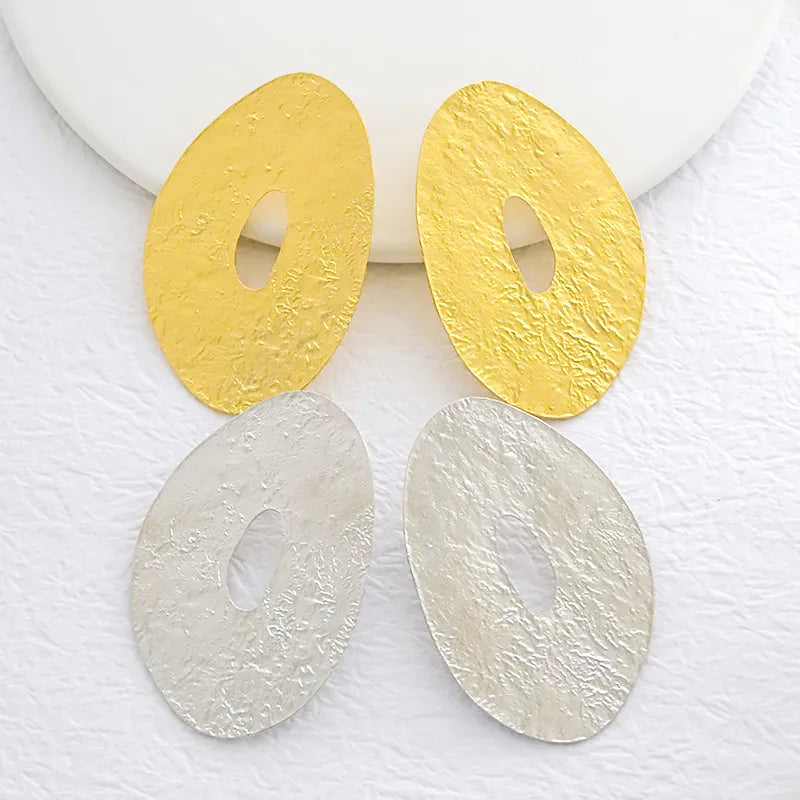 1 Pair Elegant Irregular Plating Alloy Gold Plated Drop Earrings