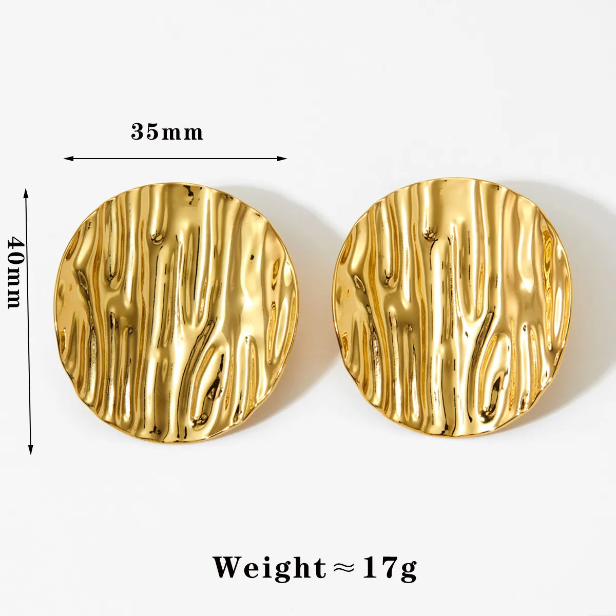 1 Pair Elegant Lady Modern Style Irregular Solid Color 304 Stainless Steel No Inlaid 16K Gold Plated White Gold Plated Gold Plated Drop Earrings