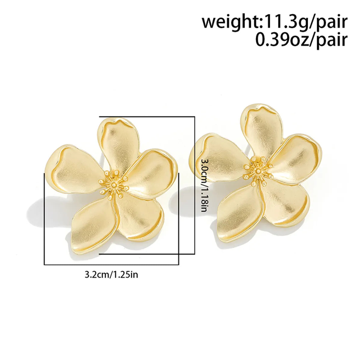 1 Pair Elegant Lady Streetwear Flower Ginkgo Leaf Plating Inlay Alloy Imitation Pearl Drop Earrings Ear Studs