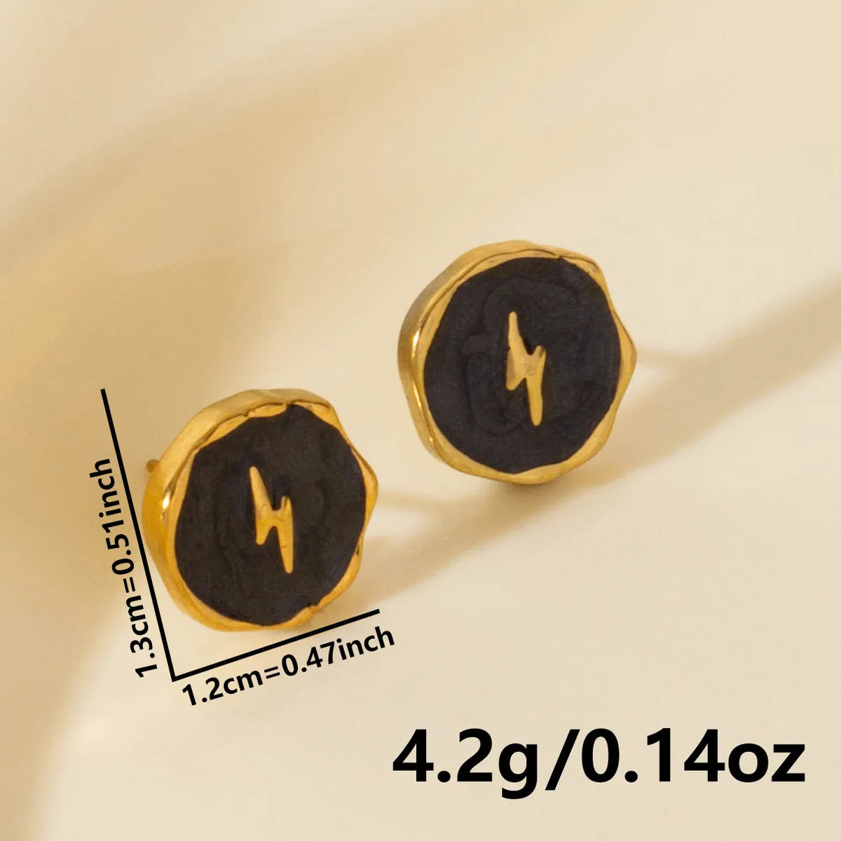 1 Pair Elegant Letter 304 Stainless Steel Ear Studs