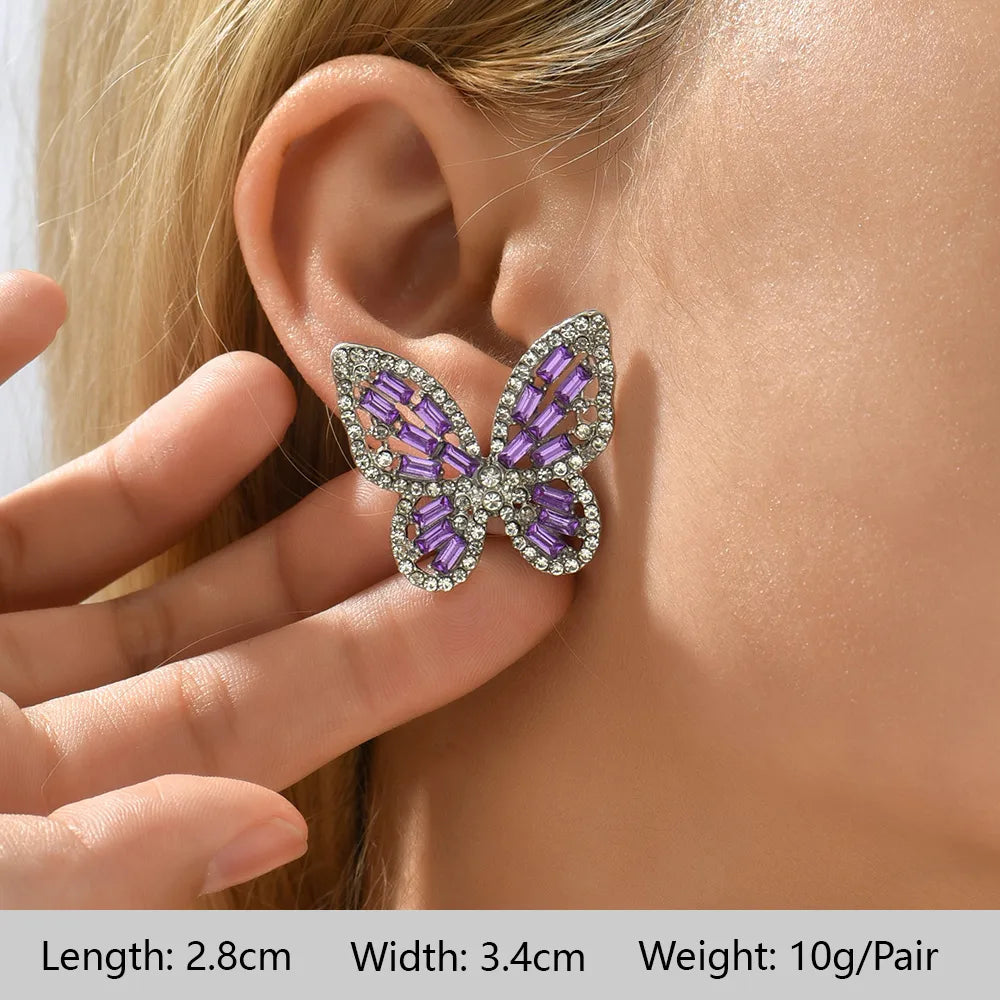 1 Pair Elegant Luxurious Bohemian Round Petal Plating Inlay Copper Alloy Zinc Alloy Rhinestones Glass Drop Earrings