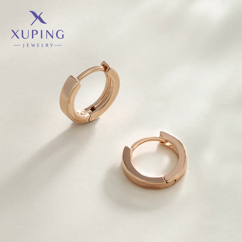 1 Pair Elegant Simple Style Commute Geometric Plating Copper 18K Gold Plated Ear Clip