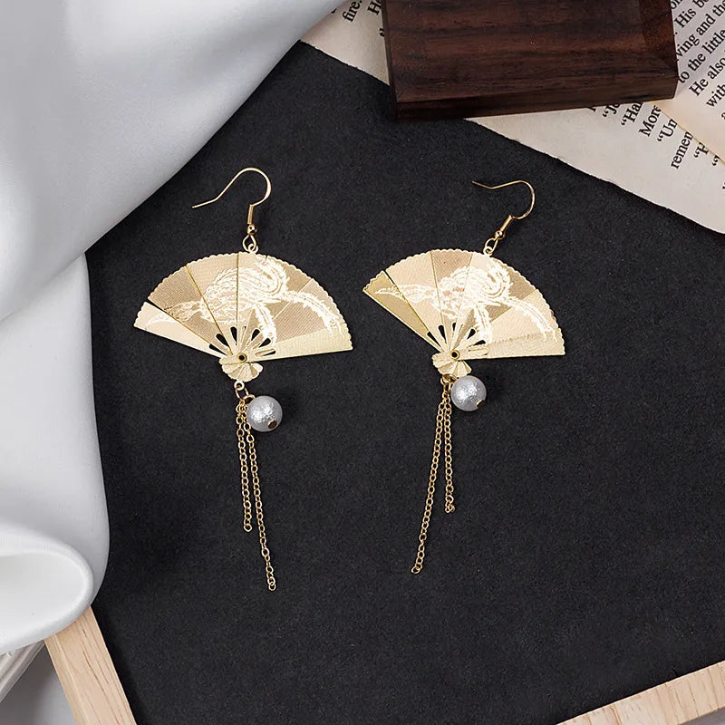 1 Pair Elegant Simple Style Leaf Flower Bow Knot Inlay Imitation Pearl Alloy Rhinestones Drop Earrings