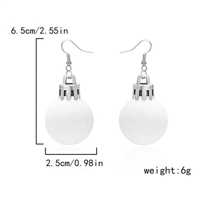 1 Pair Elegant Simple Style Streetwear Geometric Plating Arylic Drop Earrings