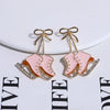 1 Pair Elegant Simple Style Streetwear Skates Zinc Alloy Drop Earrings