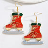 1 Pair Elegant Simple Style Streetwear Skates Zinc Alloy Drop Earrings