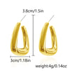 1 Pair Elegant Simple Style Streetwear Star Water Droplets Bow Knot Plating Alloy Ear Studs