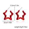 1 Pair Elegant Simple Style Streetwear Star Water Droplets Bow Knot Plating Alloy Ear Studs