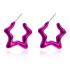 1 Pair Elegant Simple Style Streetwear Star Water Droplets Bow Knot Plating Alloy Ear Studs