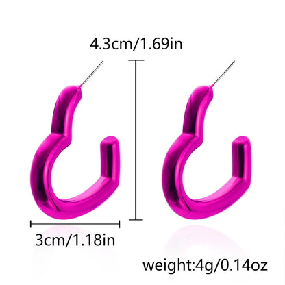 1 Pair Elegant Simple Style Streetwear Star Water Droplets Bow Knot Plating Alloy Ear Studs