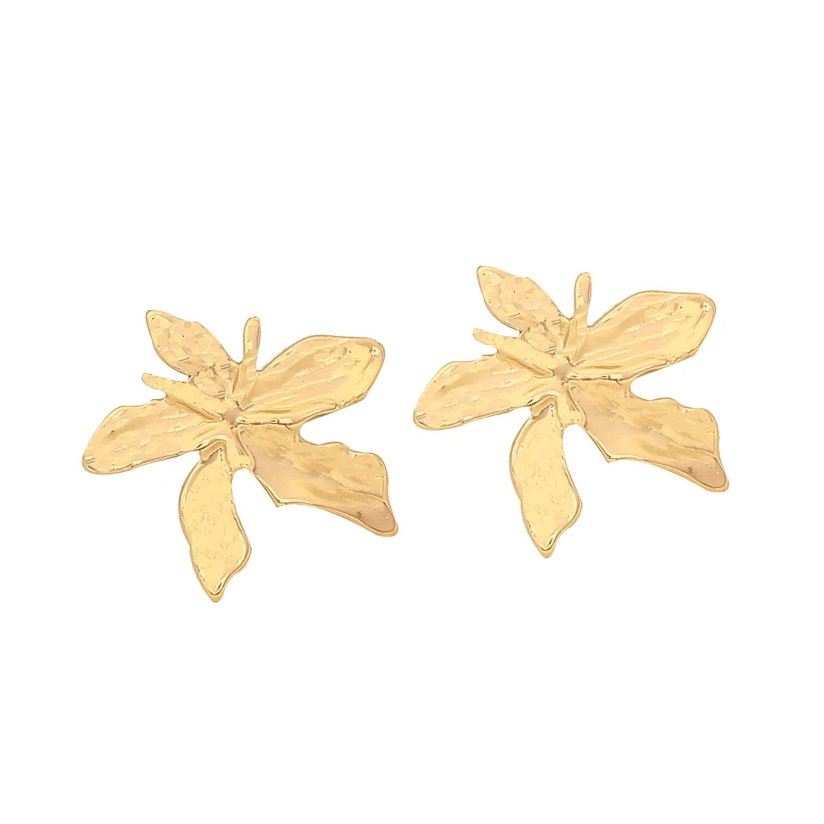 1 Pair Elegant Simple Style Sunflower Flower Plating 304 Stainless Steel 18K Gold Plated Ear Studs