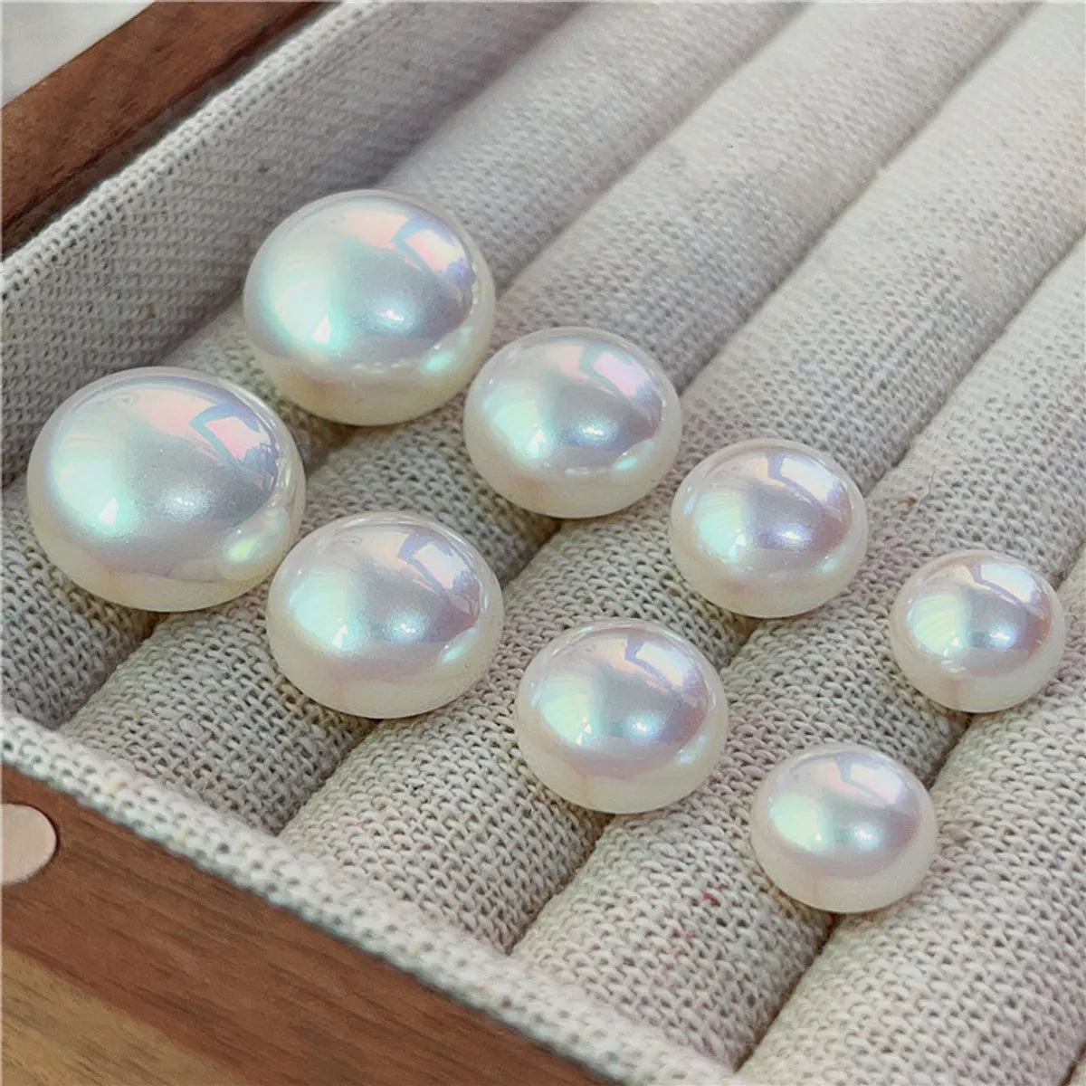 1 Pair Elegant Streetwear Geometric Plating Imitation Pearl Ear Studs