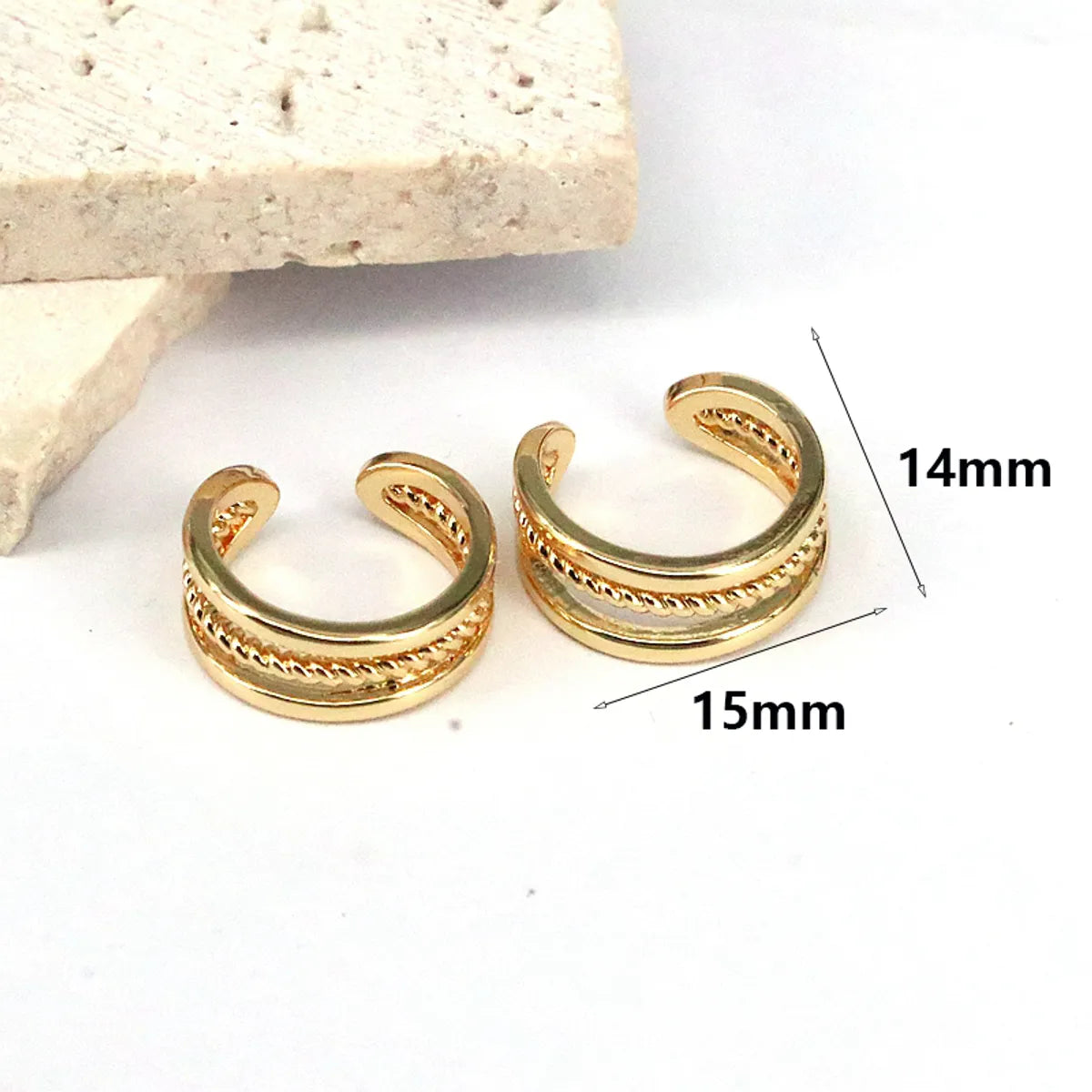 1 Pair Elegant Streetwear Geometric Plating Inlay Copper Artificial Pearls Zircon 18k Gold Plated Ear Studs