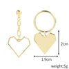 1 Pair Elegant Sweet Heart Shape Plating Imitation Pearl Drop Earrings