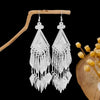 1 Pair Ethnic Style Tassel Plating Alloy Drop Earrings