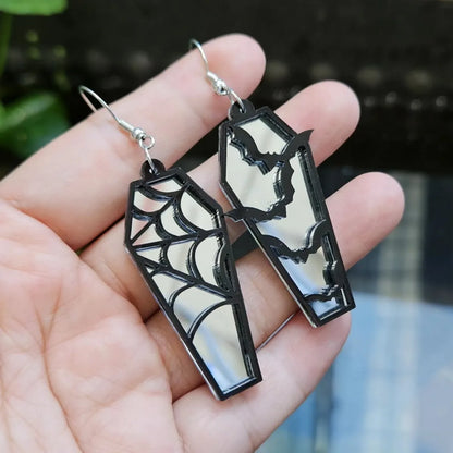 1 Pair Exaggerated Geometric Arylic Drop Earrings