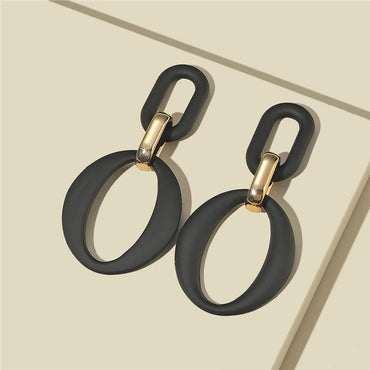 1 Pair Exaggerated Geometric Arylic Women's Drop Earrings