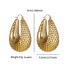 1 Pair Exaggerated XUPING Geometric Plating ABS 18K Gold Plated Earrings