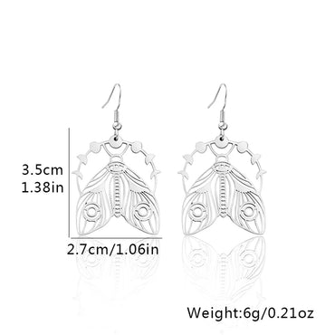 1 Pair Fashion Animal Stainless Steel Plating Drop Earrings