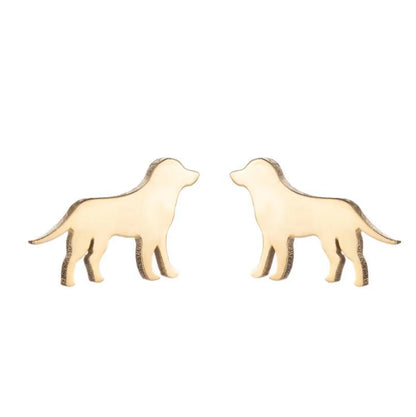 1 Pair Fashion Animal Plating 304 Stainless Steel 18K Gold Plated Ear Studs