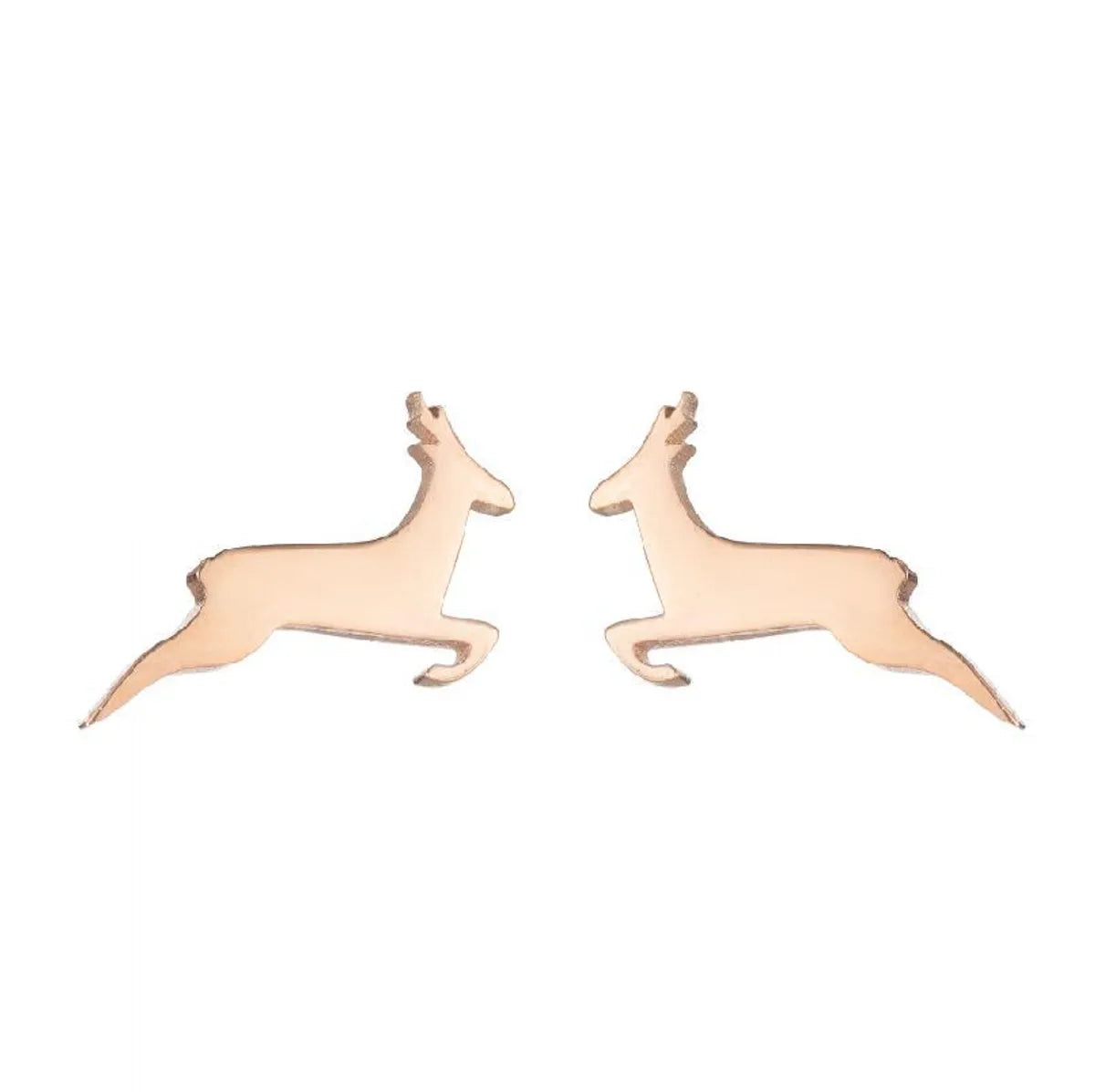 1 Pair Fashion Animal Plating 304 Stainless Steel 18K Gold Plated Ear Studs