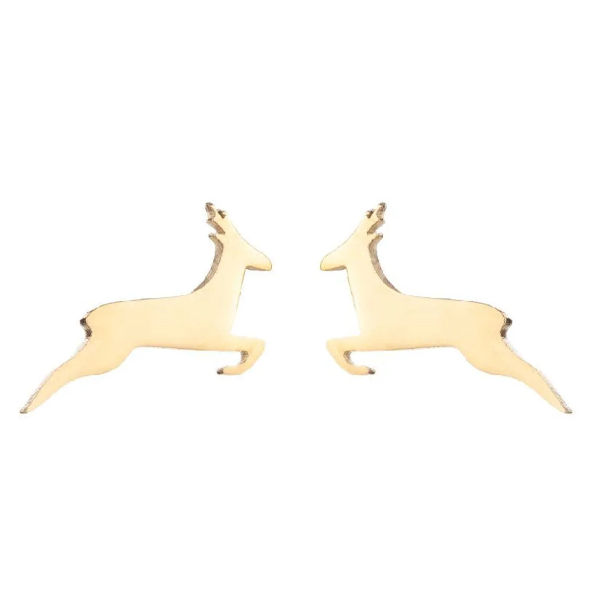 1 Pair Fashion Animal Plating 304 Stainless Steel 18K Gold Plated Ear Studs