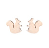 1 Pair Fashion Animal Plating 304 Stainless Steel 18K Gold Plated Ear Studs