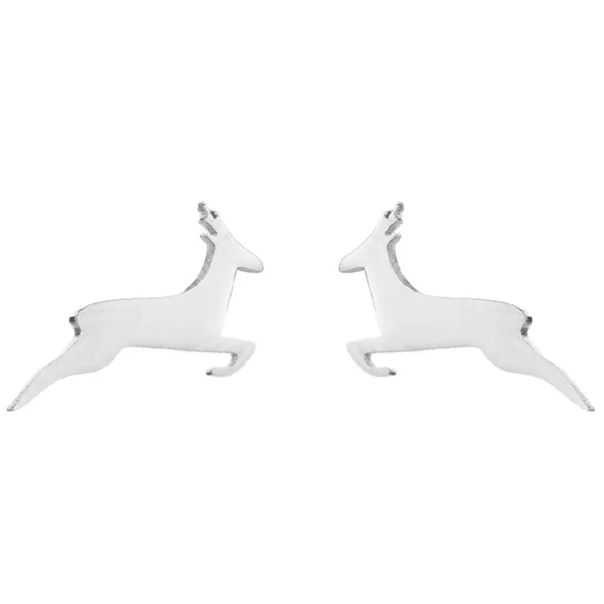 1 Pair Fashion Animal Plating 304 Stainless Steel 18K Gold Plated Ear Studs