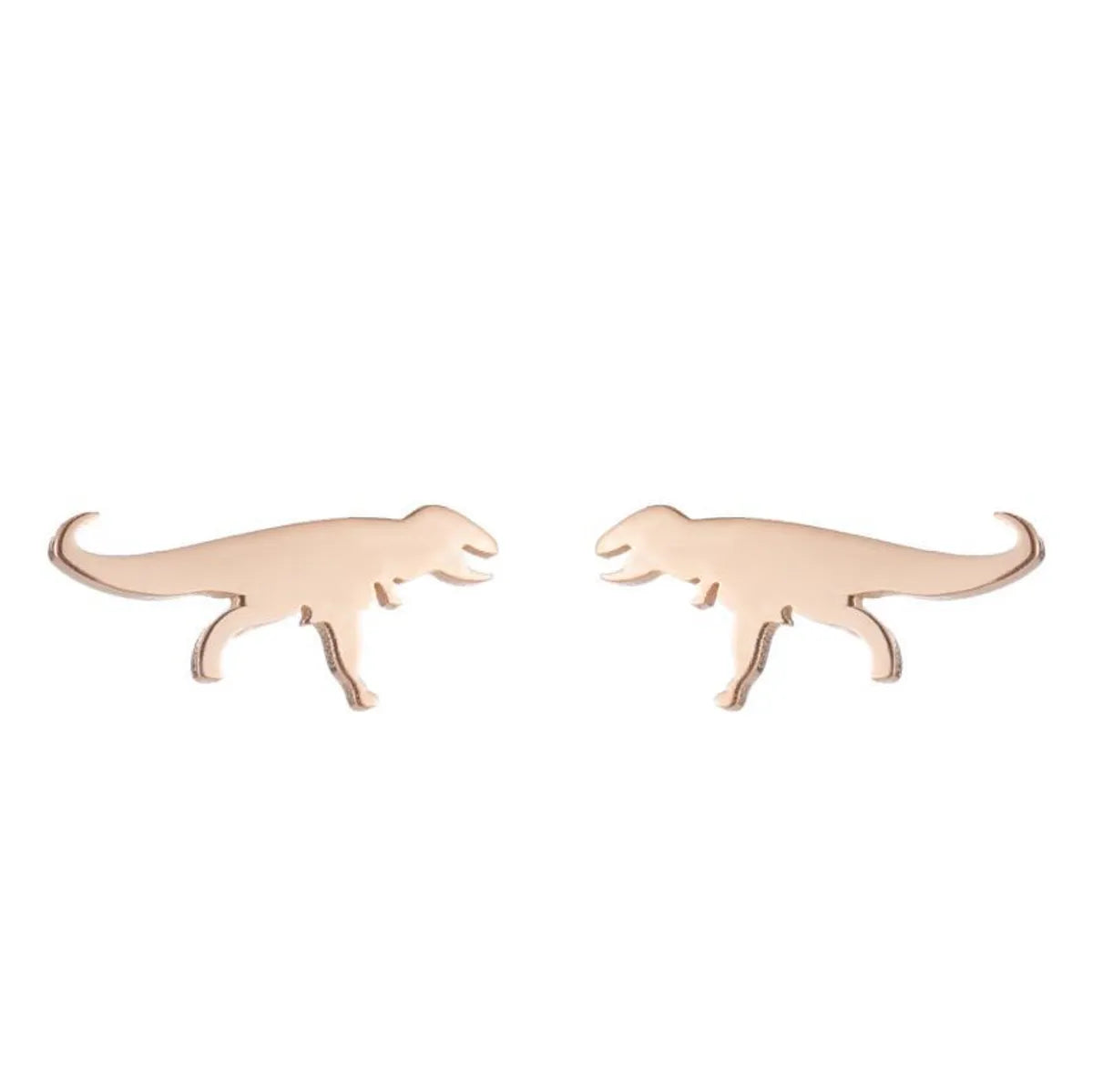 1 Pair Fashion Animal Plating 304 Stainless Steel 18K Gold Plated Ear Studs