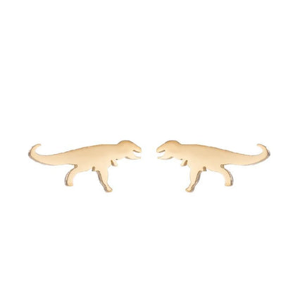 1 Pair Fashion Animal Plating 304 Stainless Steel 18K Gold Plated Ear Studs