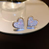 1 Pair Fashion Bow Knot Metal Inlay Zircon Women'S Ear Studs