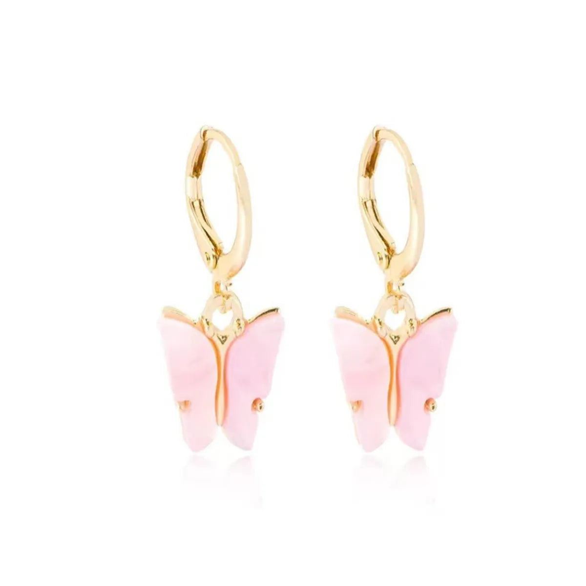 1 Pair Fashion Butterfly Alloy Plating Women's Drop Earrings