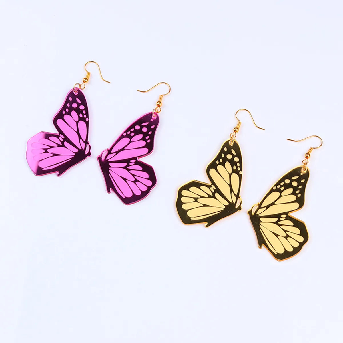 1 Pair Fashion Butterfly Arylic Women's Drop Earrings