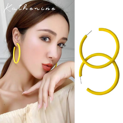 1 Pair Fashion C Shape Arylic Ear Studs