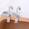 1 Pair Fashion Circle Metal Inlay Zircon Women'S Drop Earrings