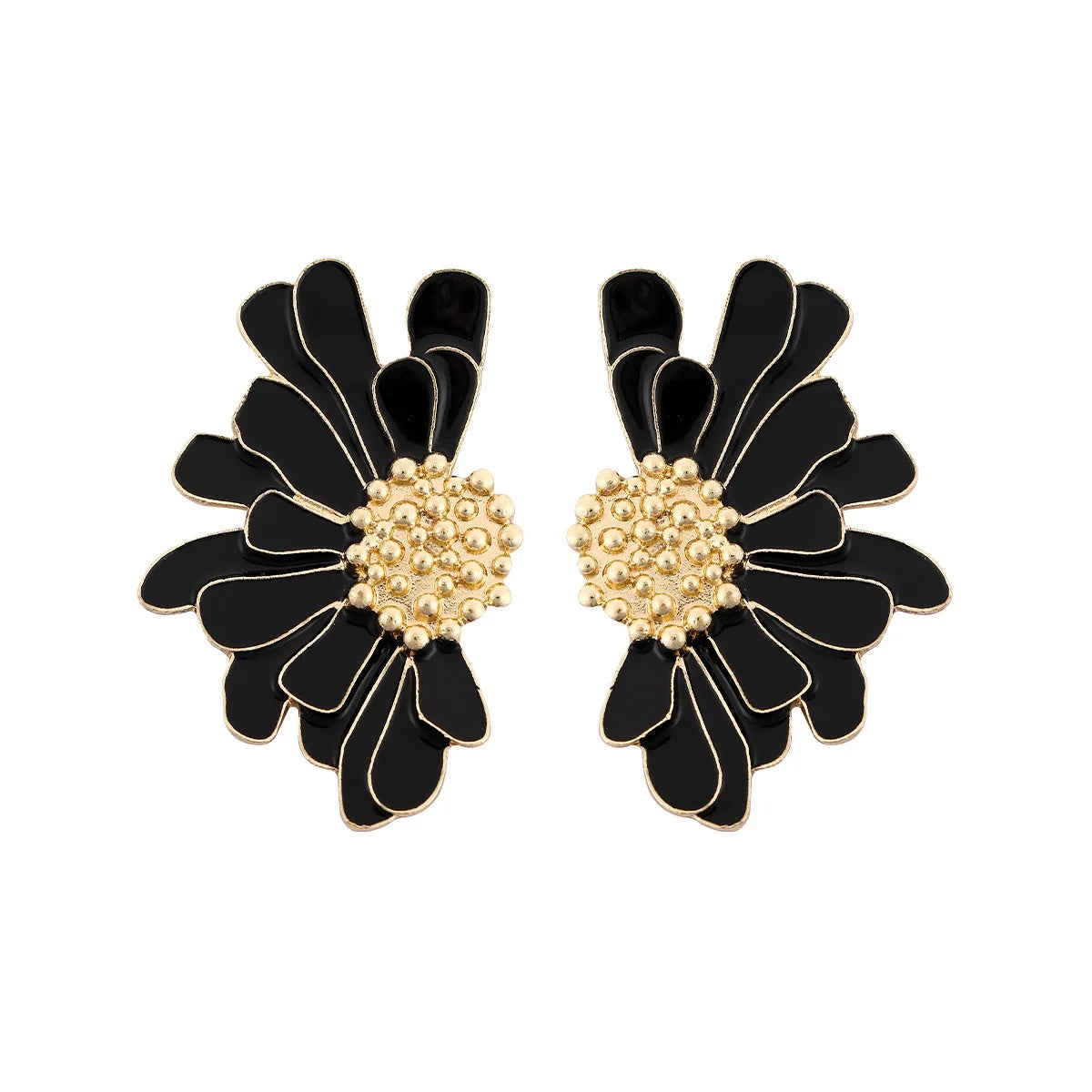 1 Pair Fashion Flower Alloy Enamel Women'S Ear Studs