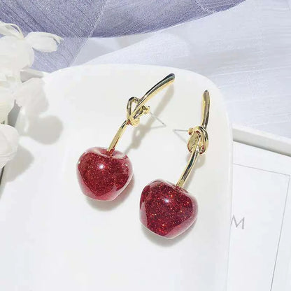 1 Pair Fashion Fruit Alloy Plating Women's Drop Earrings